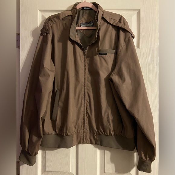 Veste Bomber Members Only Vintage – Homme Taille 36 – Bleu – Iconic Racer – Années 80/90